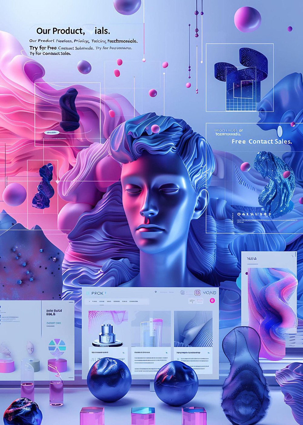 Fashion influencer portrait image