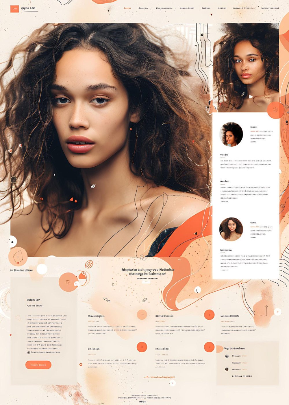 Fashion influencer campaign image